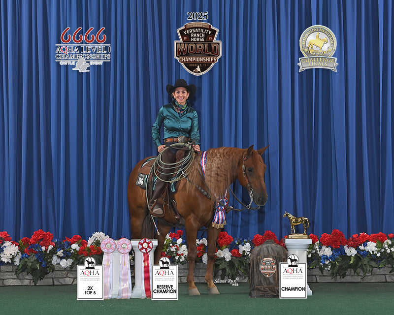 Lorinda Van Newkirk Wins 2025 AQHA VRH Ranch Riding World Show | Lucky Chuck Performance Boot Socks