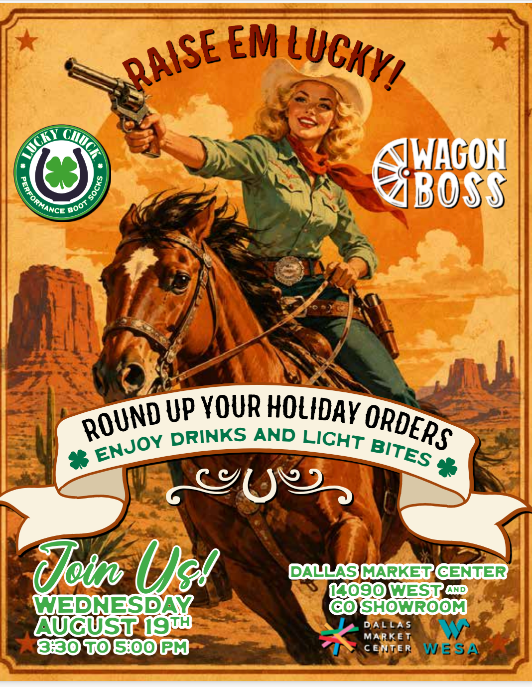 Headed to the Big D and WESA Market
