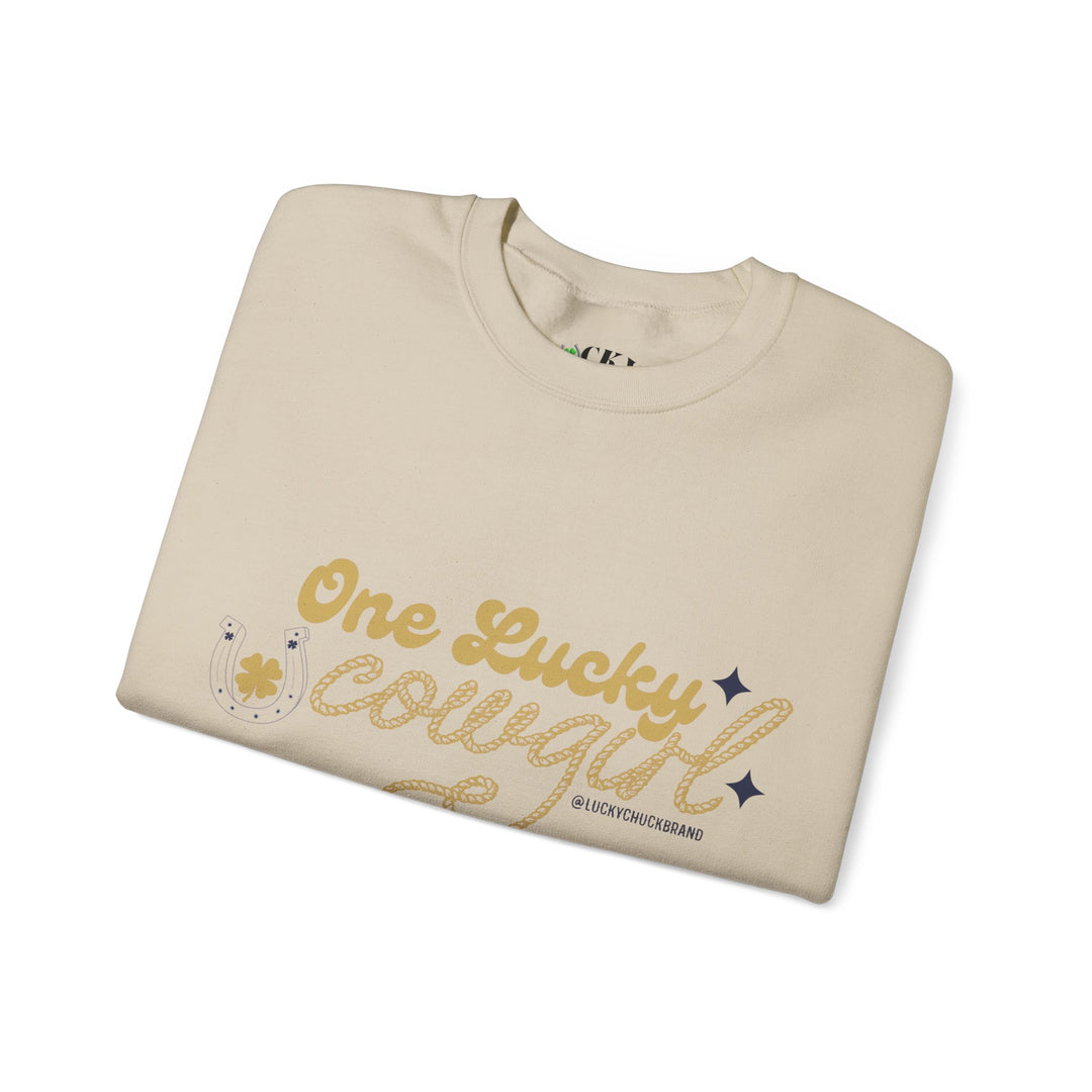 One Lucky Cowgirl Crewneck Sweatshirt