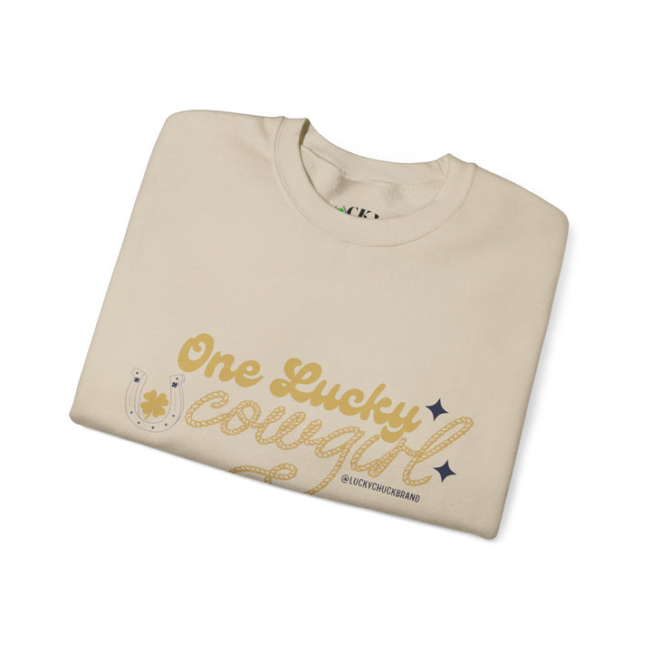 One Lucky Cowgirl Crewneck Sweatshirt