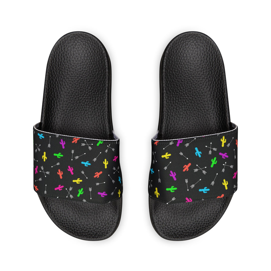 Arrow & Cactus Women's PU Slide Sandals