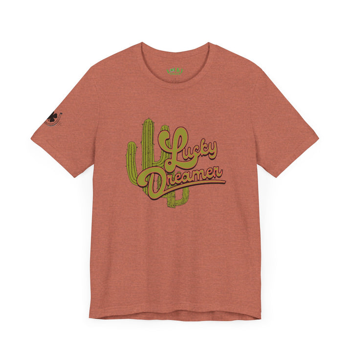 Lucky Dreamer Cactus Unisex Jersey Short Sleeve Tee