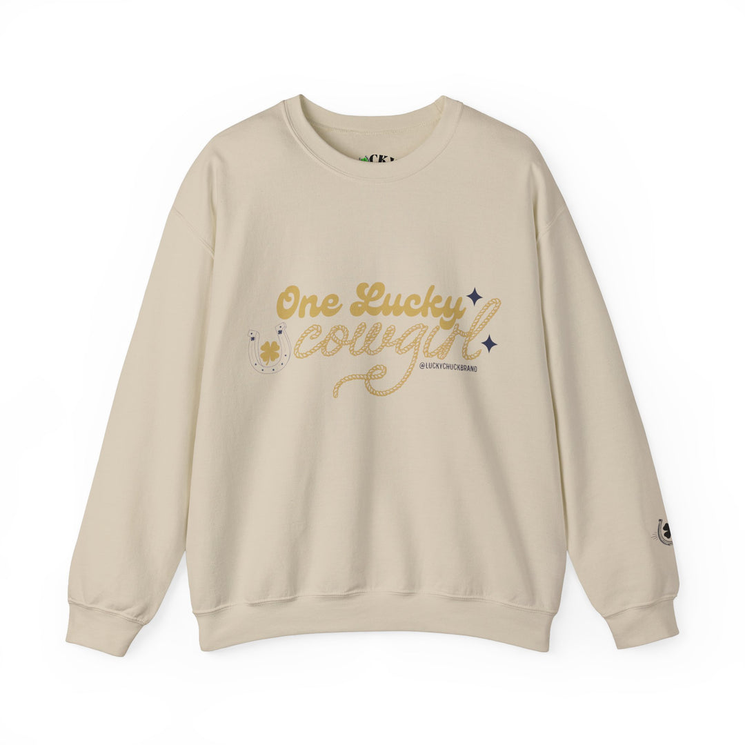 One Lucky Cowgirl Crewneck Sweatshirt