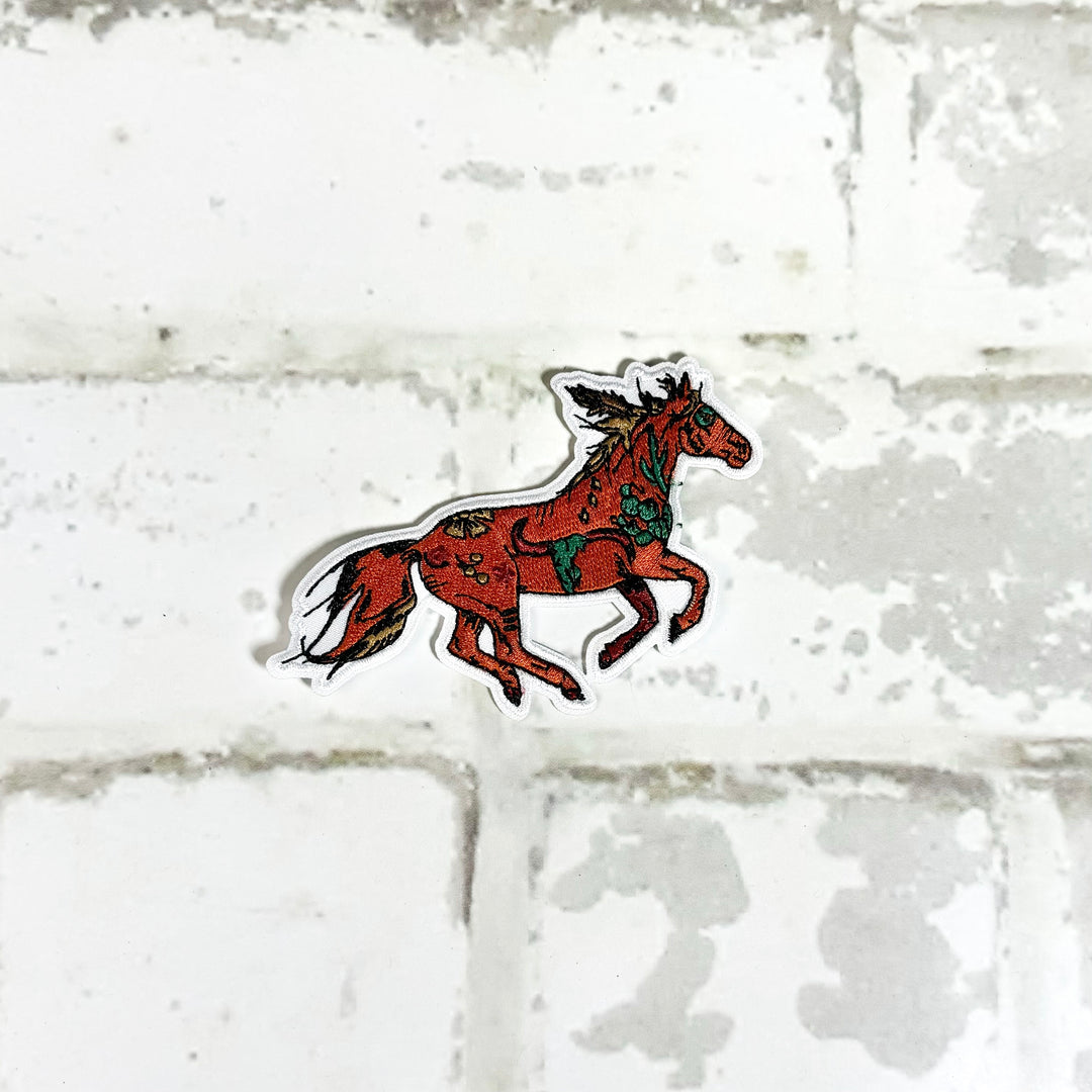 Lucky Horse Iron On Patch