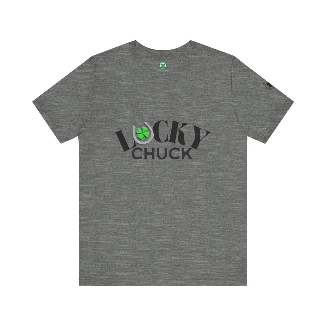 Lucky Chuck  Logo Unisex Jersey Short Sleeve Tee