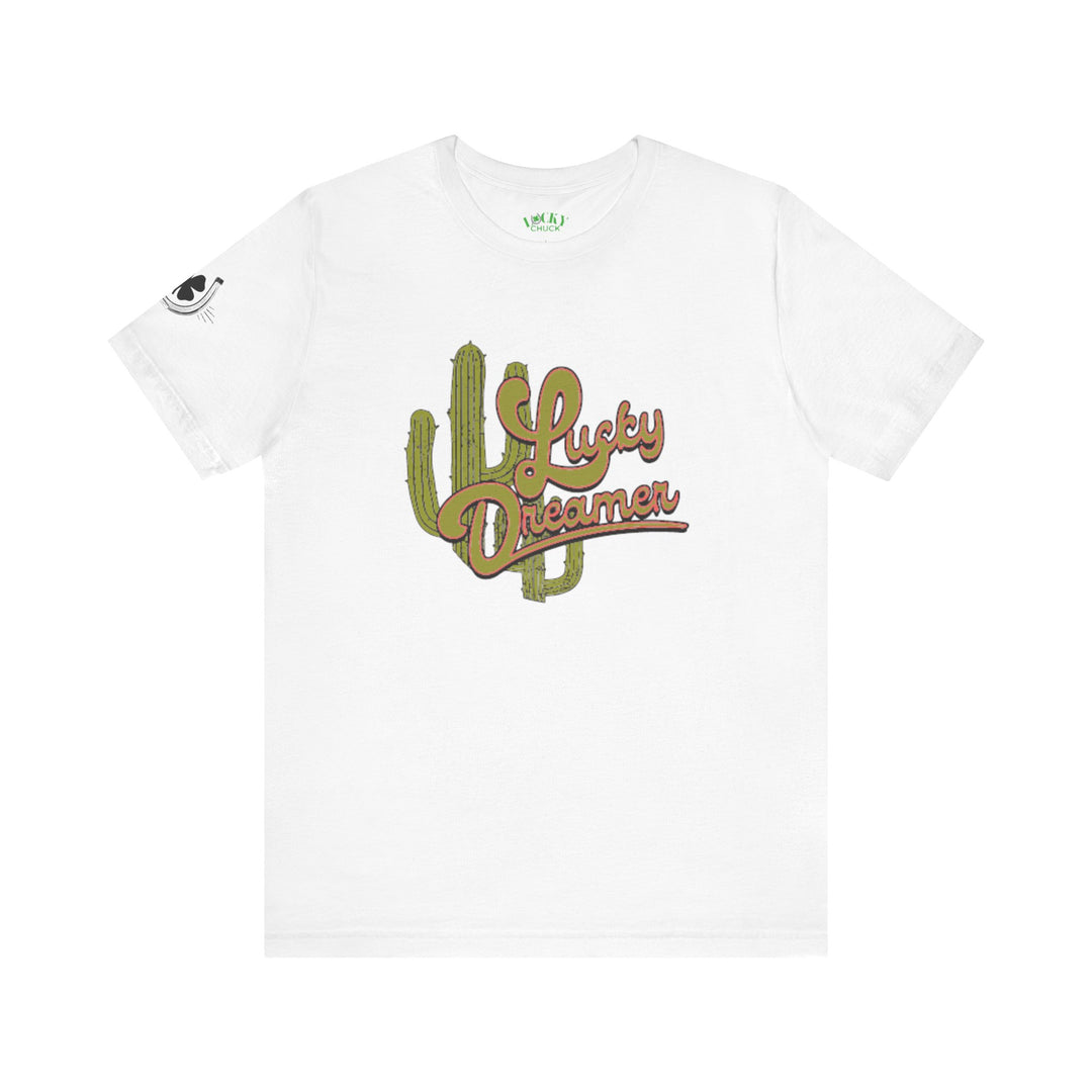 Lucky Dreamer Cactus Unisex Jersey Short Sleeve Tee