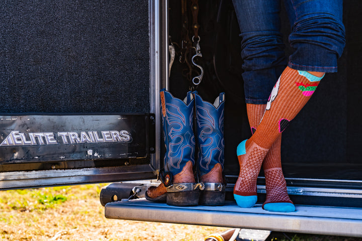 The Lucky 3 Pack | Rebel Faith Buckaroo Performance Boot Socks