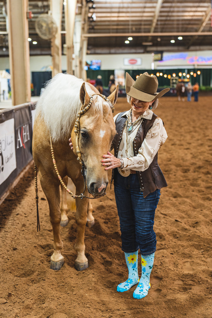 The Lucky 3 Pack | Rebel Faith Buckaroo Performance Boot Socks