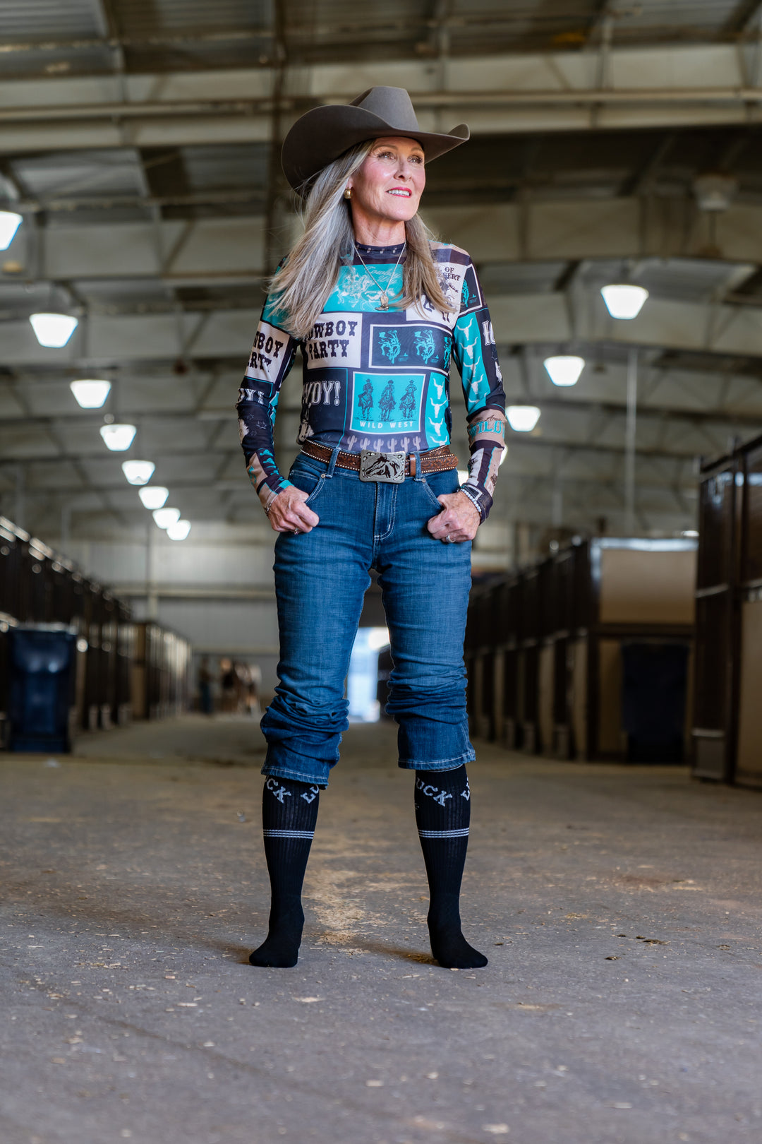 The Lucky 3 Pack | Retro Argyle Maverick Performance Boot Socks