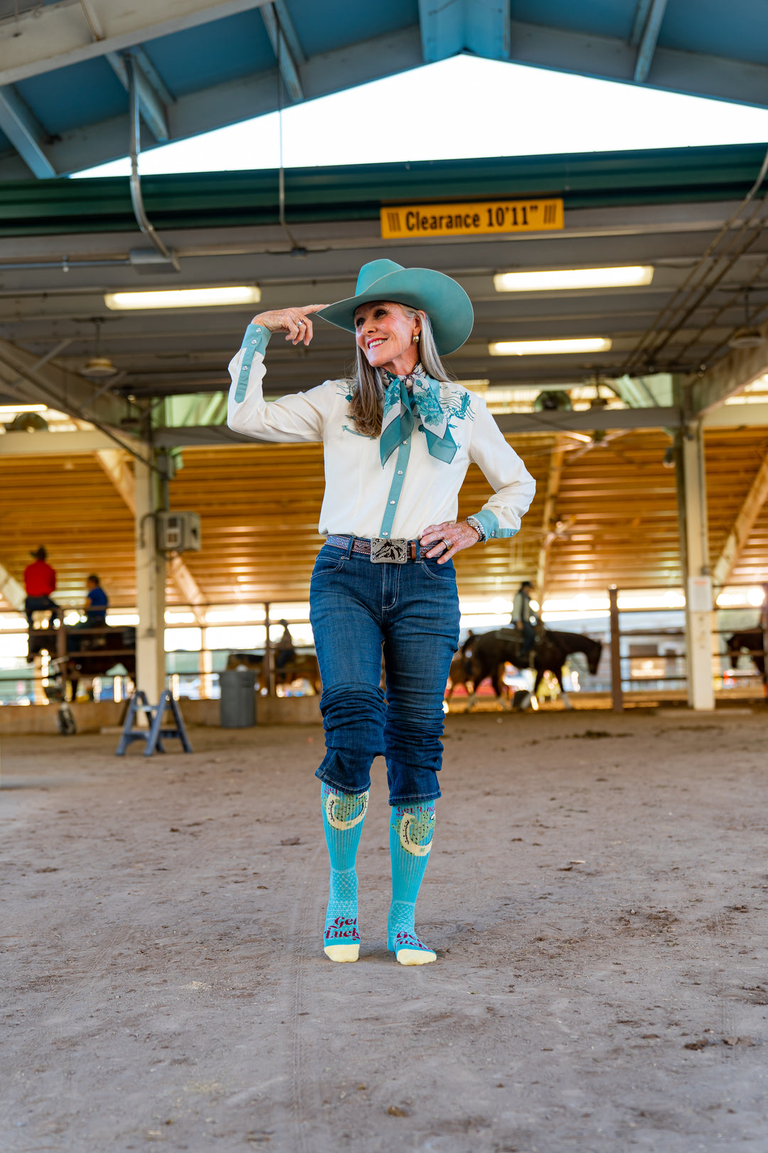 Get Lucky Aqua Performance Boot Socks