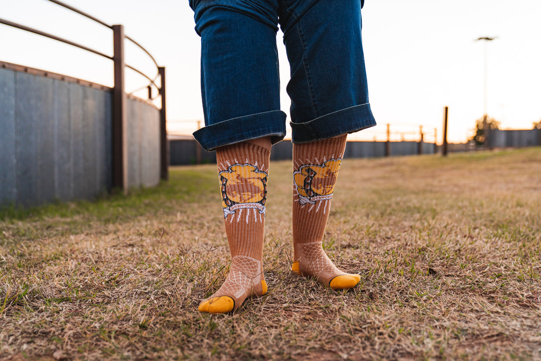 The Lucky 3 Pack | Get Lucky Bucking Cowgirl Performance Boot Socks