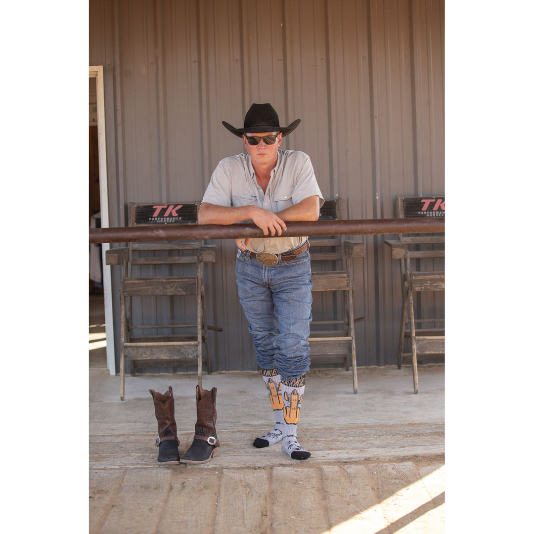 Bad Cowgirl Co. Middle of Mojave Performance Boot Socks