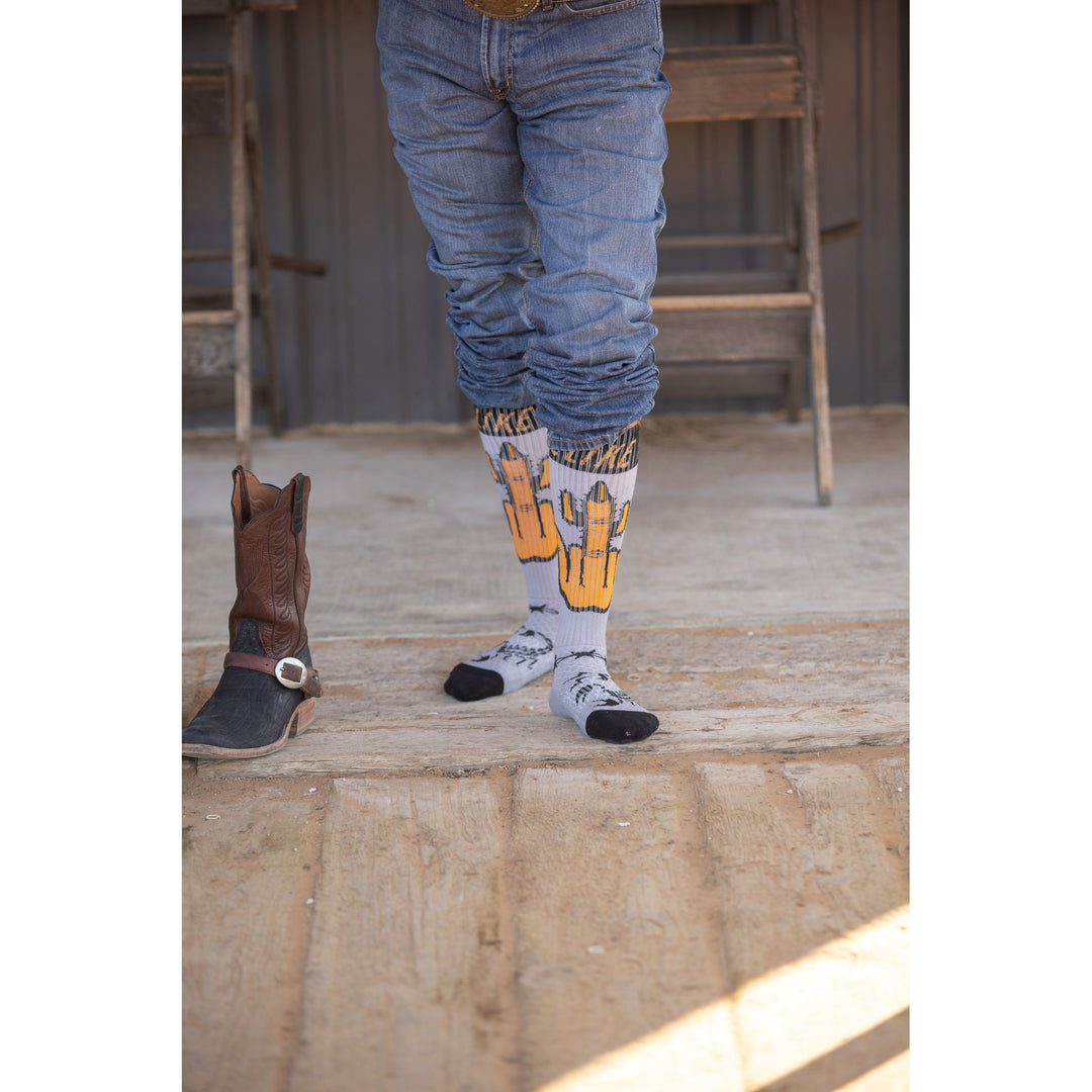 Bad Cowgirl Co. Middle of Mojave Performance Boot Socks
