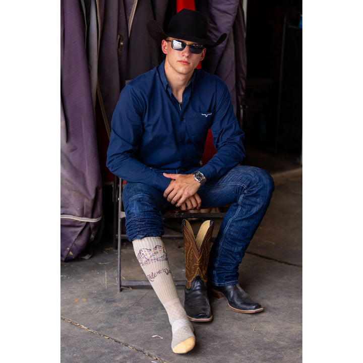 We Ride At Dawn Tan Performance Socks