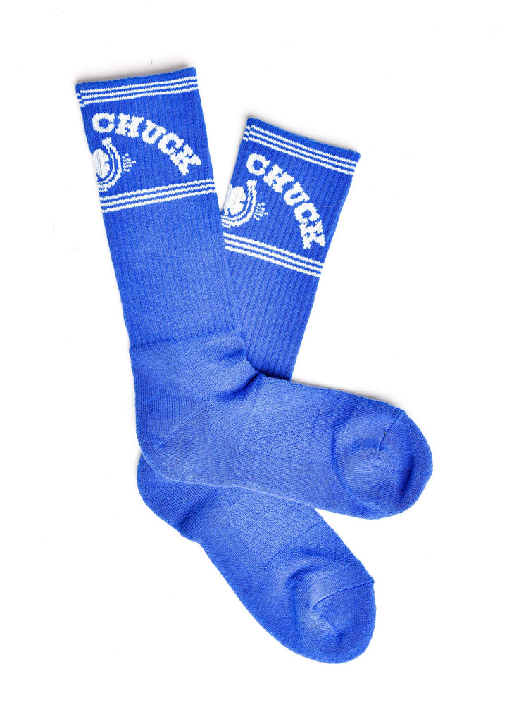 Retro Lucky Blue Performance Socks