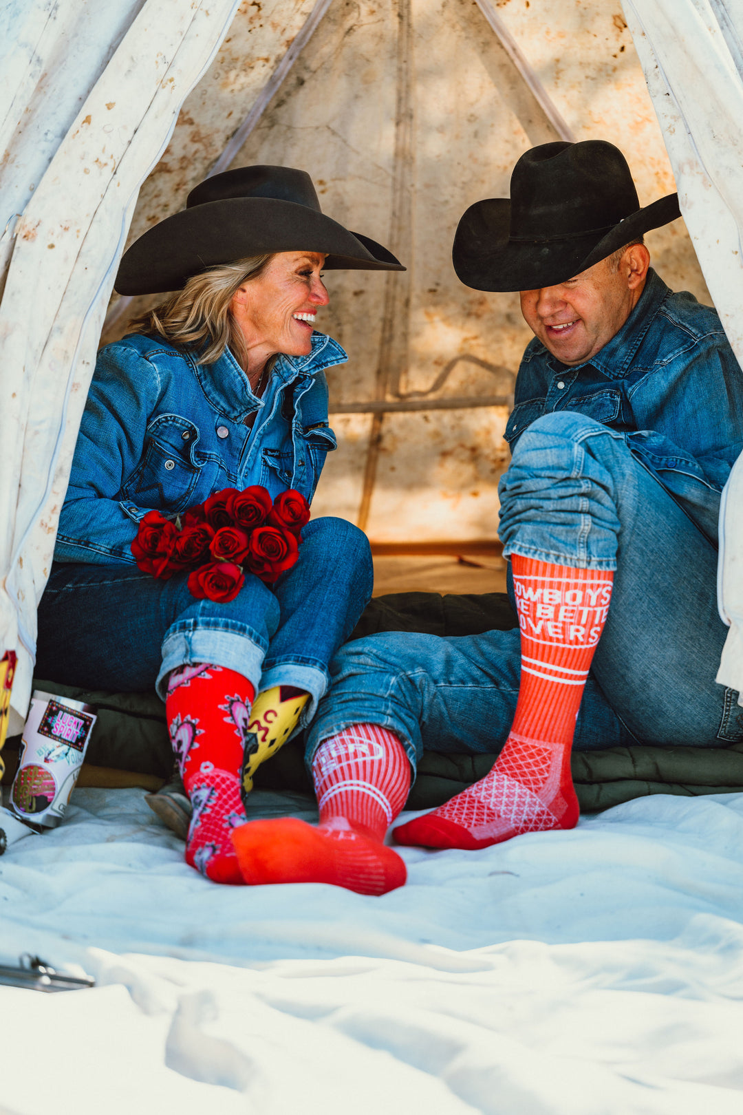 Lucky Love Red Performance Socks