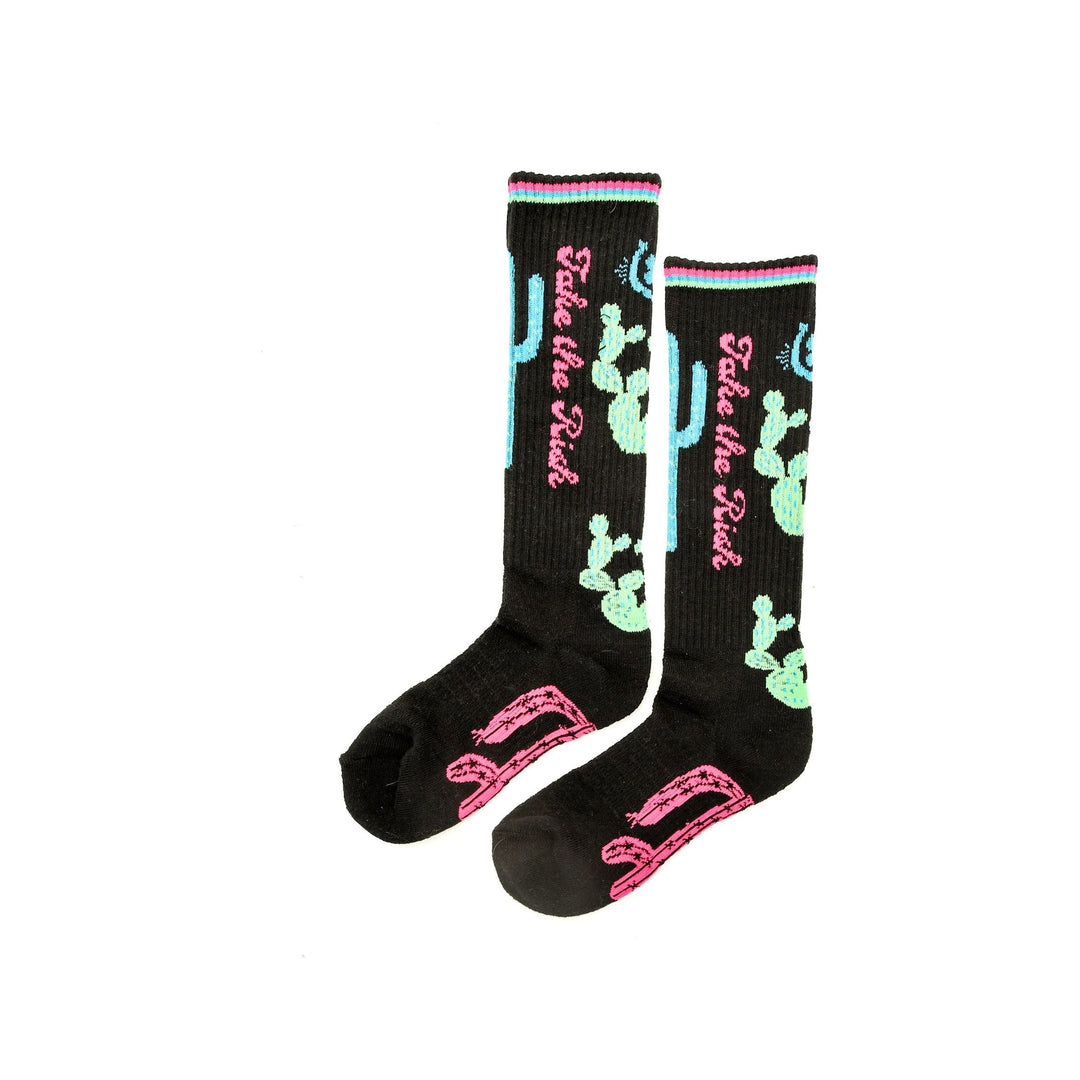 Take the Risk Black Performance Socks