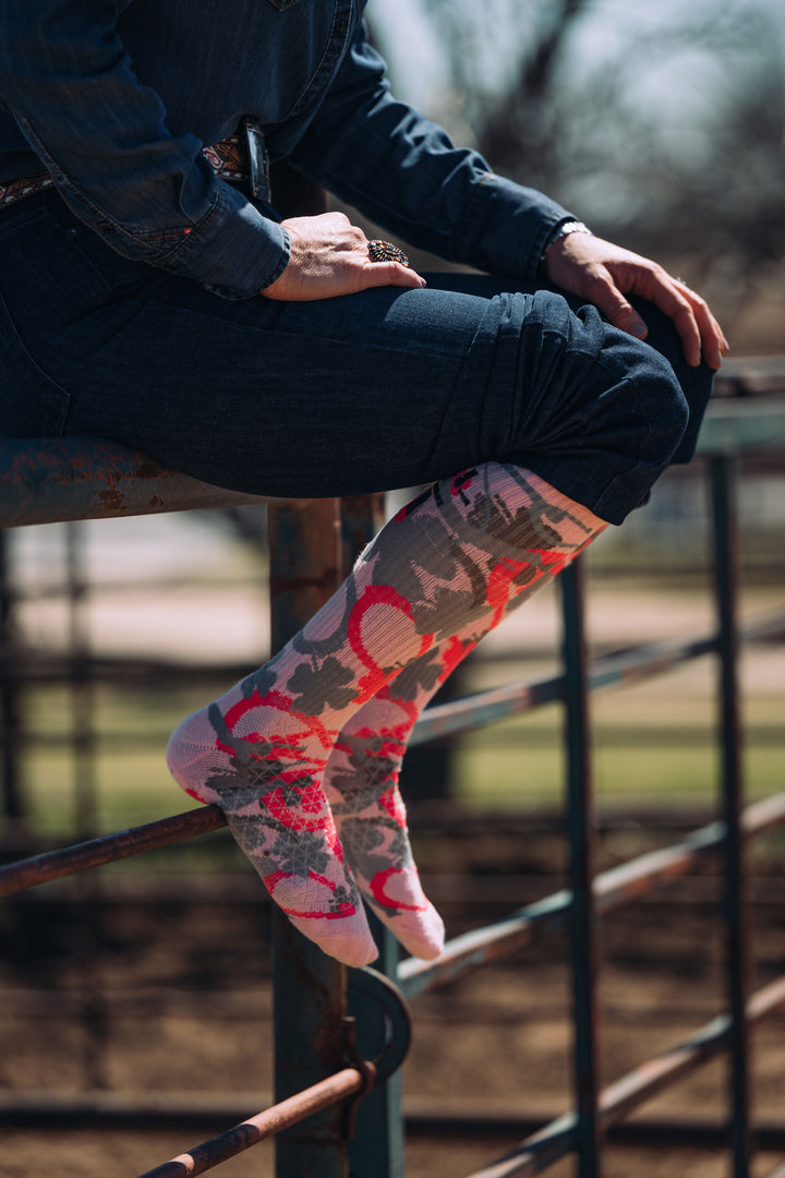 Camo KILL IT Pink Performance Socks