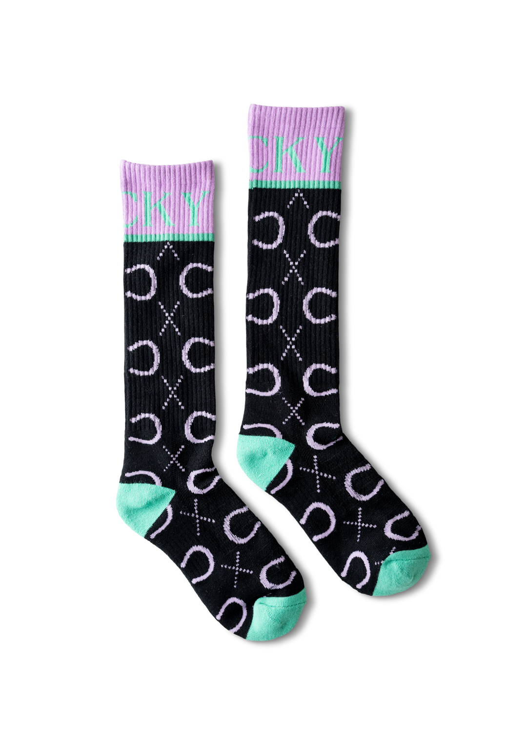 High Maintenance Cowgirl Purple Performance Boot Socks