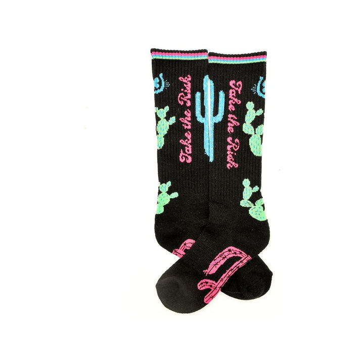 Take the Risk Black Performance Socks