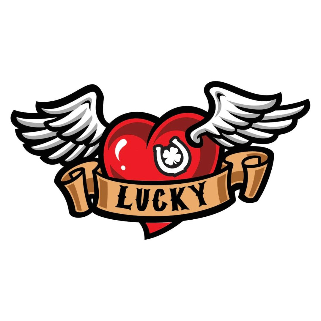 Lucky Heart Sticker