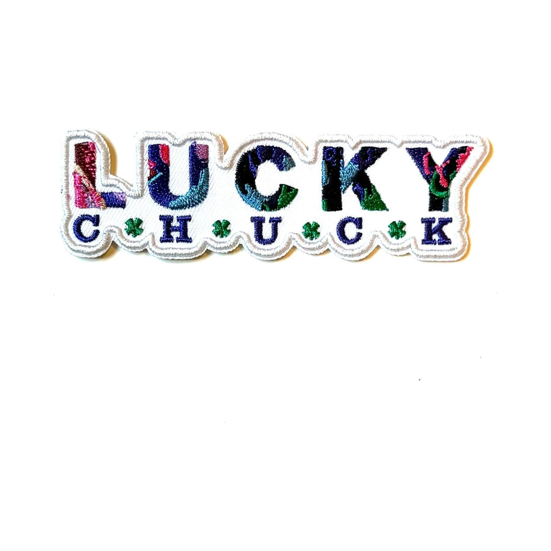 Colorful Lucky Chuck Logo Iron-on Patch