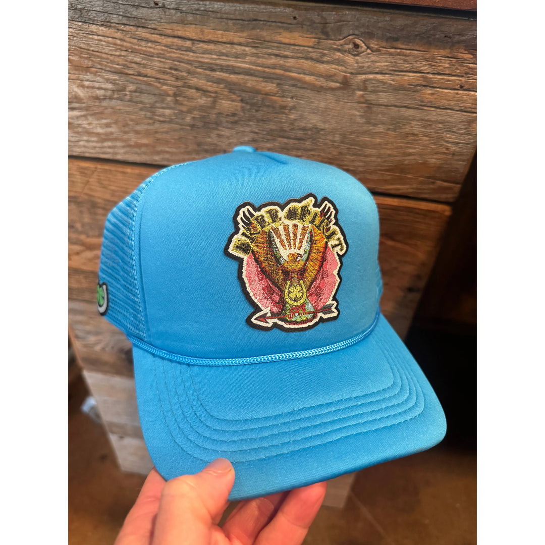 Lucky chuck trucker hat with Free 