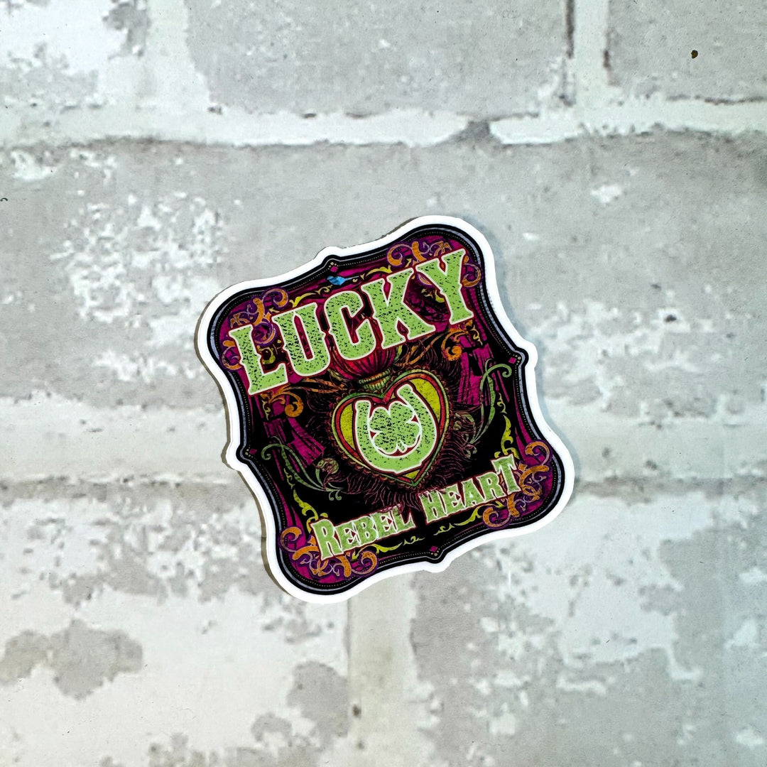 Lucky Rebel Heart Sticker