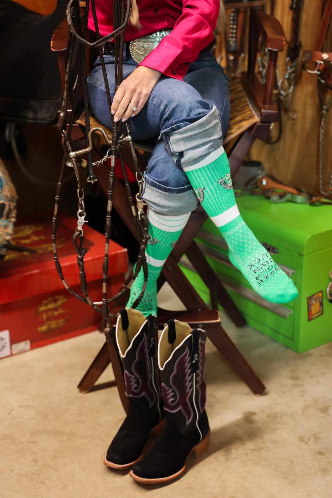 Make Your Own Luck Performance Boot Socks