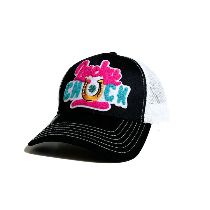 Big Logo Black & White Trucker Hat