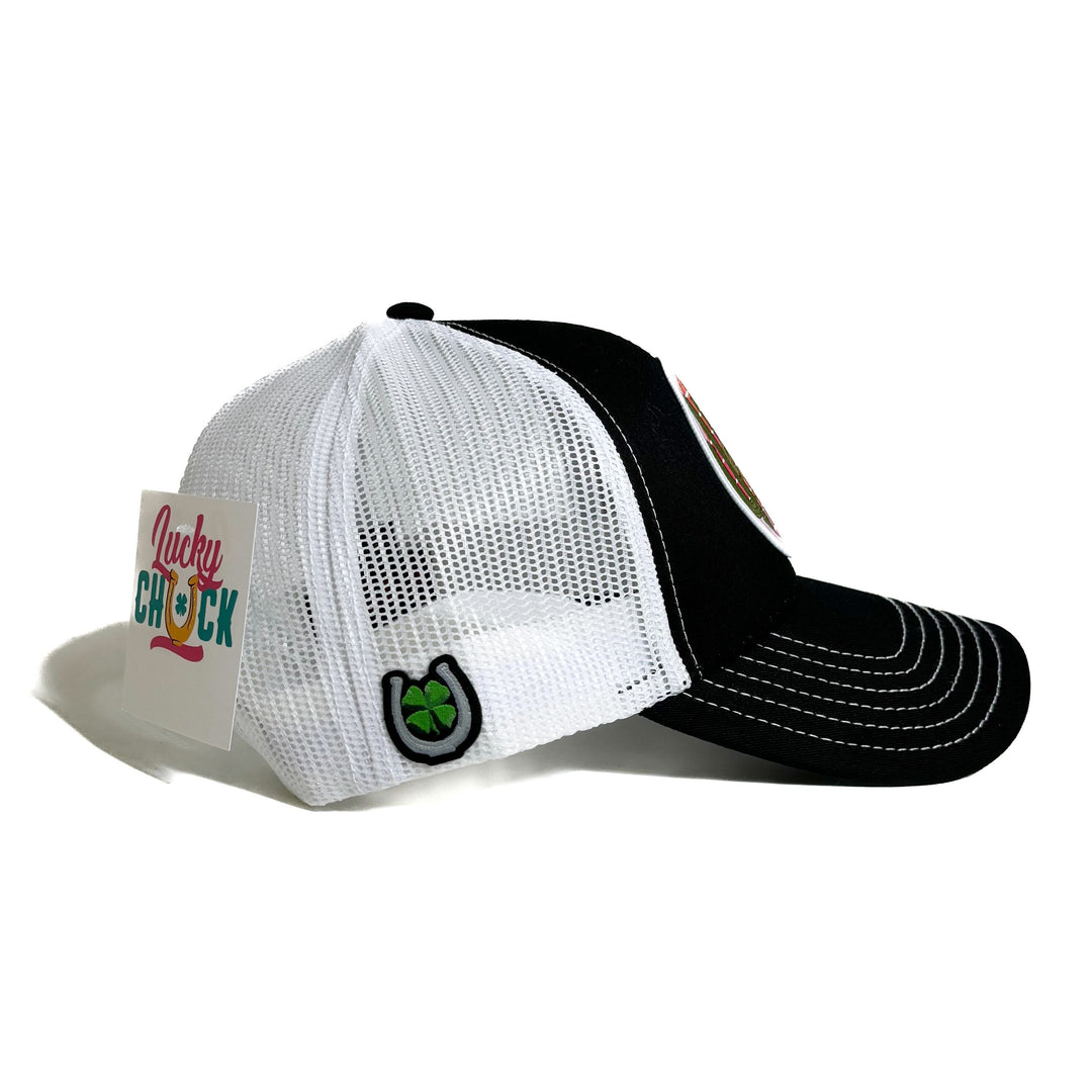 Lucky Dreamer Black & White Trucker Hat