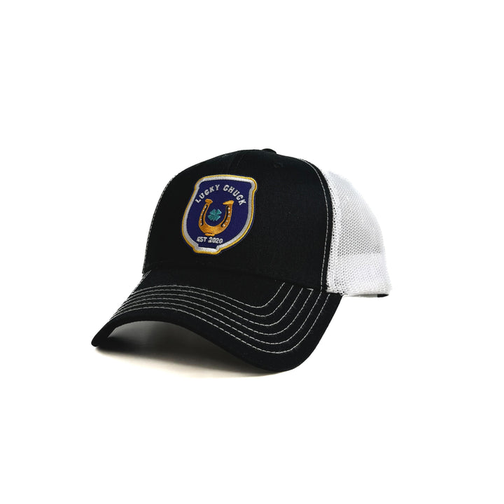 Lucky Navy Polo Patch Hat