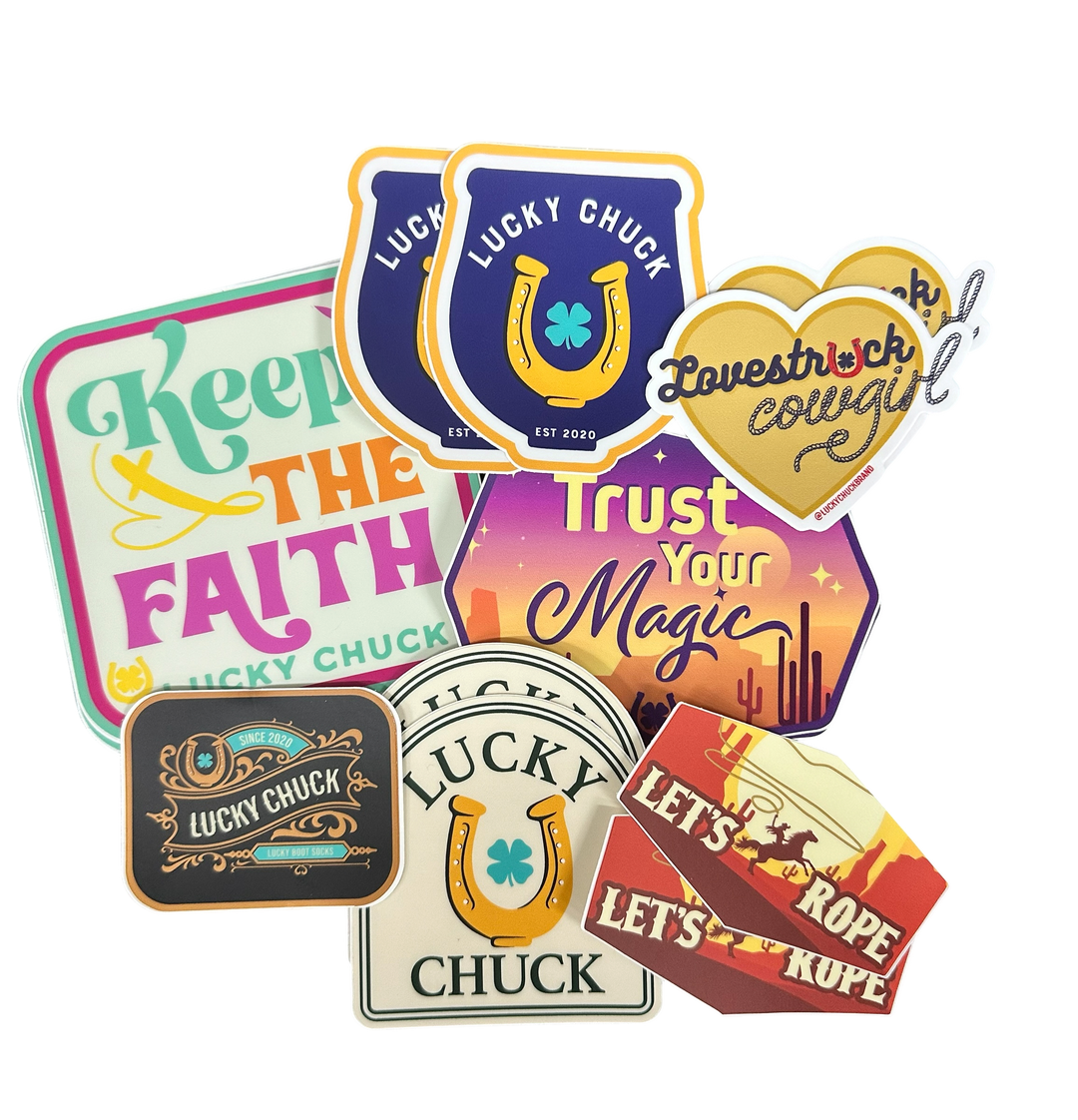 The Lucky 10 Sticker Pack