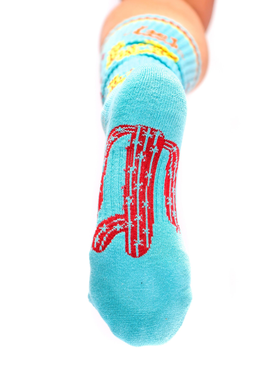 Take the Risk Turquoise Performance Socks