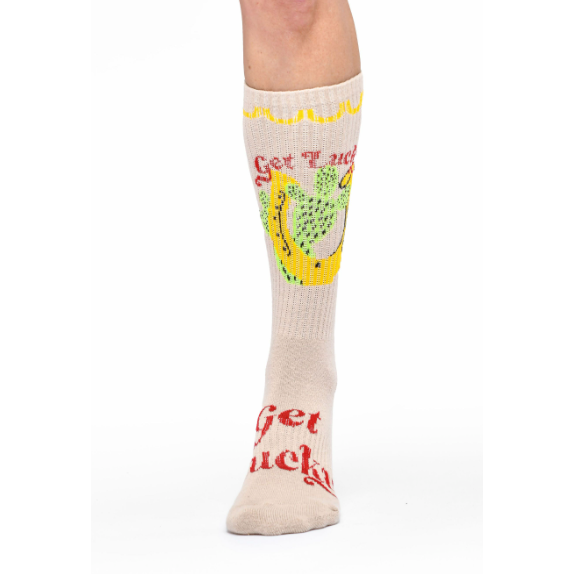 Get Lucky Tan performance sock from Lucky chuck best sock you will ever wear
