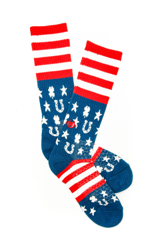 Lucky Stars and Stripes Performance Socks