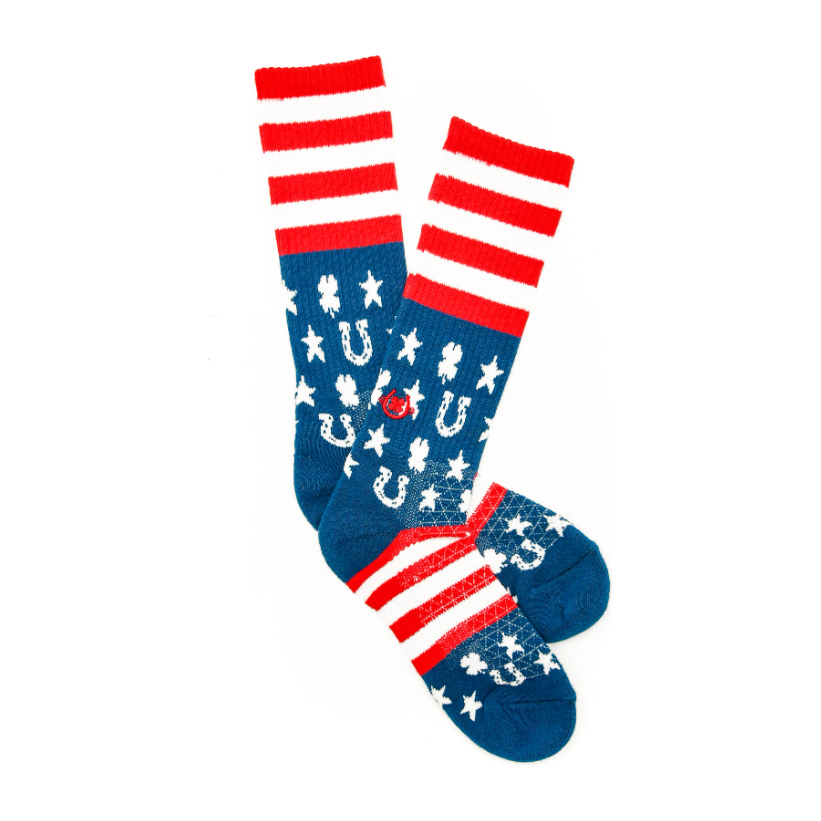 Lucky Stars and Stripes Performance Socks