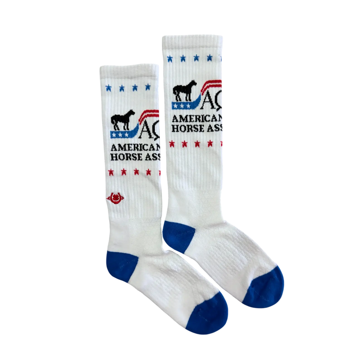 AQHA Logo Brand Performance Boot Sock