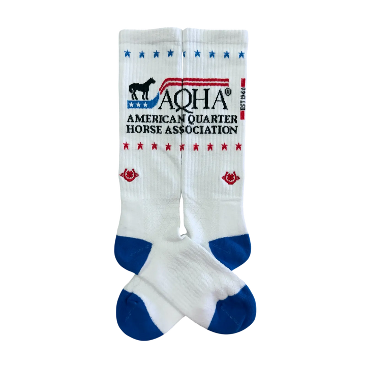 AQHA Logo Brand Performance Boot Sock