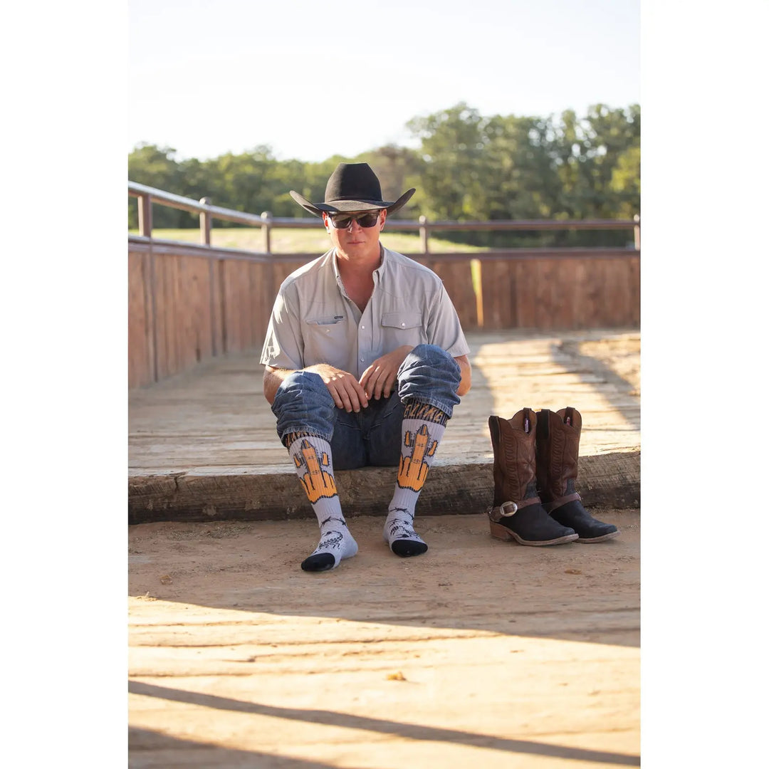 Bad Cowgirl Co. Middle of Mojave Performance Boot Socks