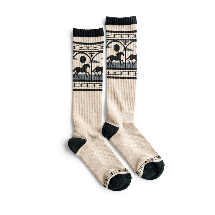 Bad Cowgirl Co. Midnight Stampede Performance Boot Socks