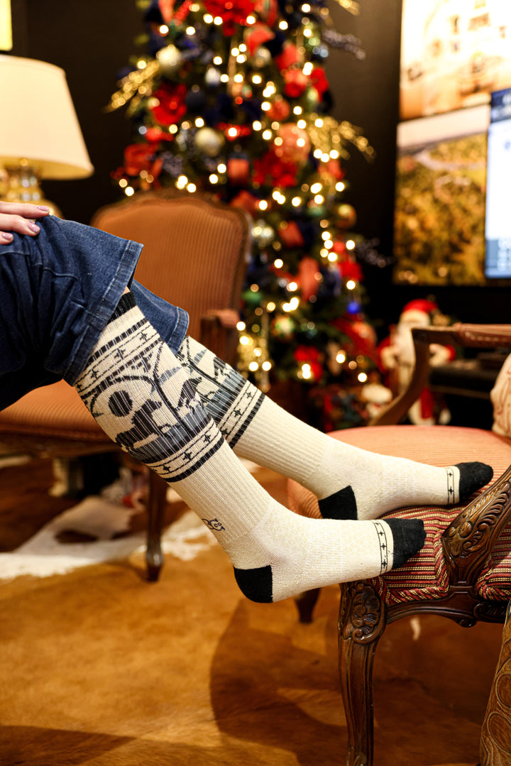 Bad Cowgirl Co. Midnight Stampede Performance Boot Socks