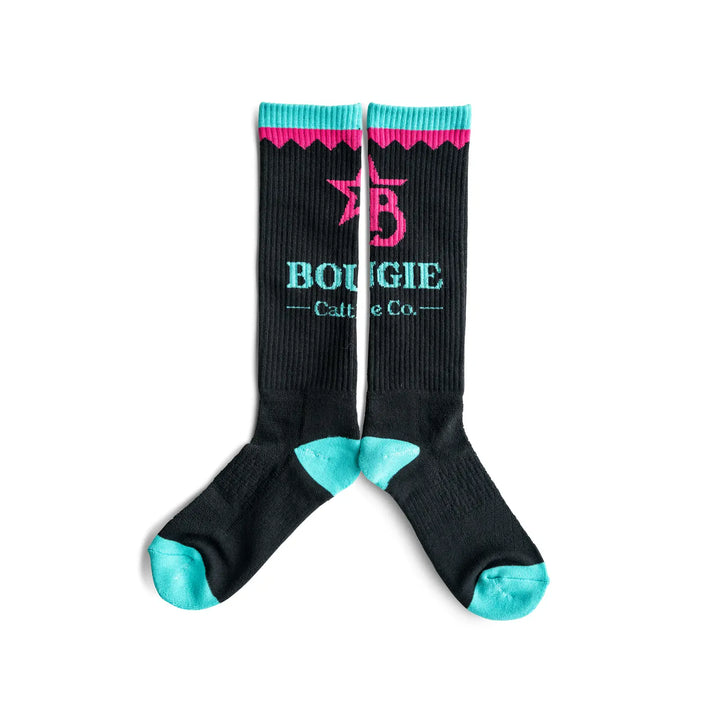 Bougie Cattle Co. Midnight Highland Performance Boot Socks