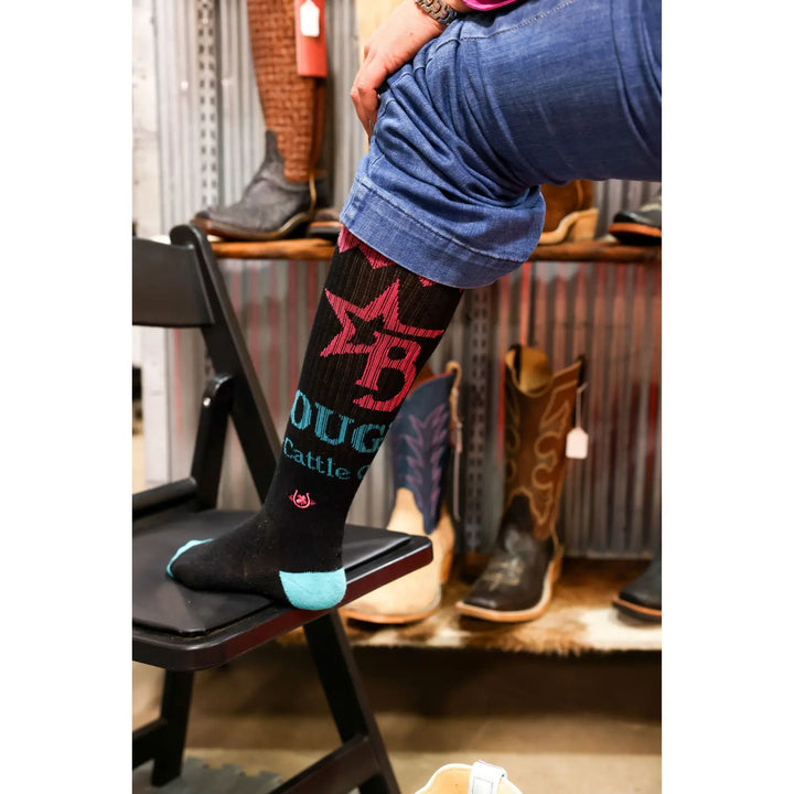 Bougie Cattle Co. Midnight Highland Performance Boot Socks