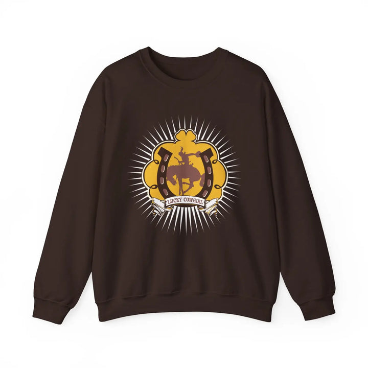 Bucking Lucky Unisex Heavy Blend™ Crewneck Sweatshirt