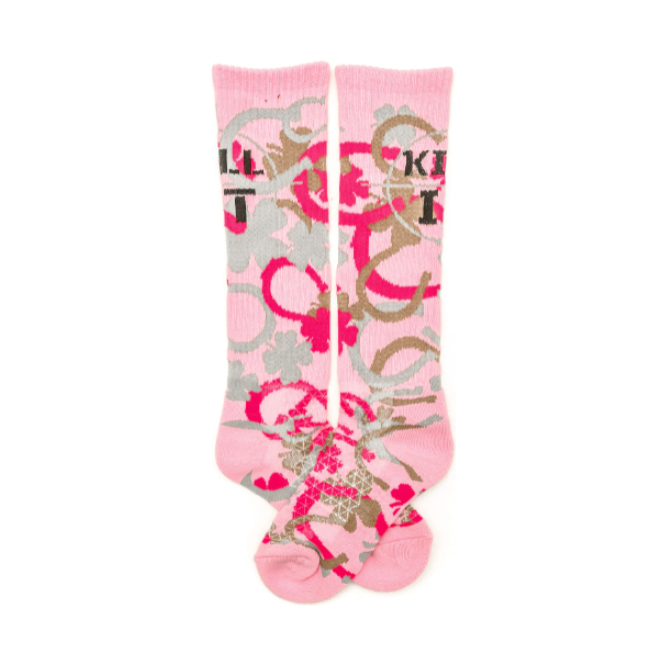 Camo KILL IT Pink Performance Socks