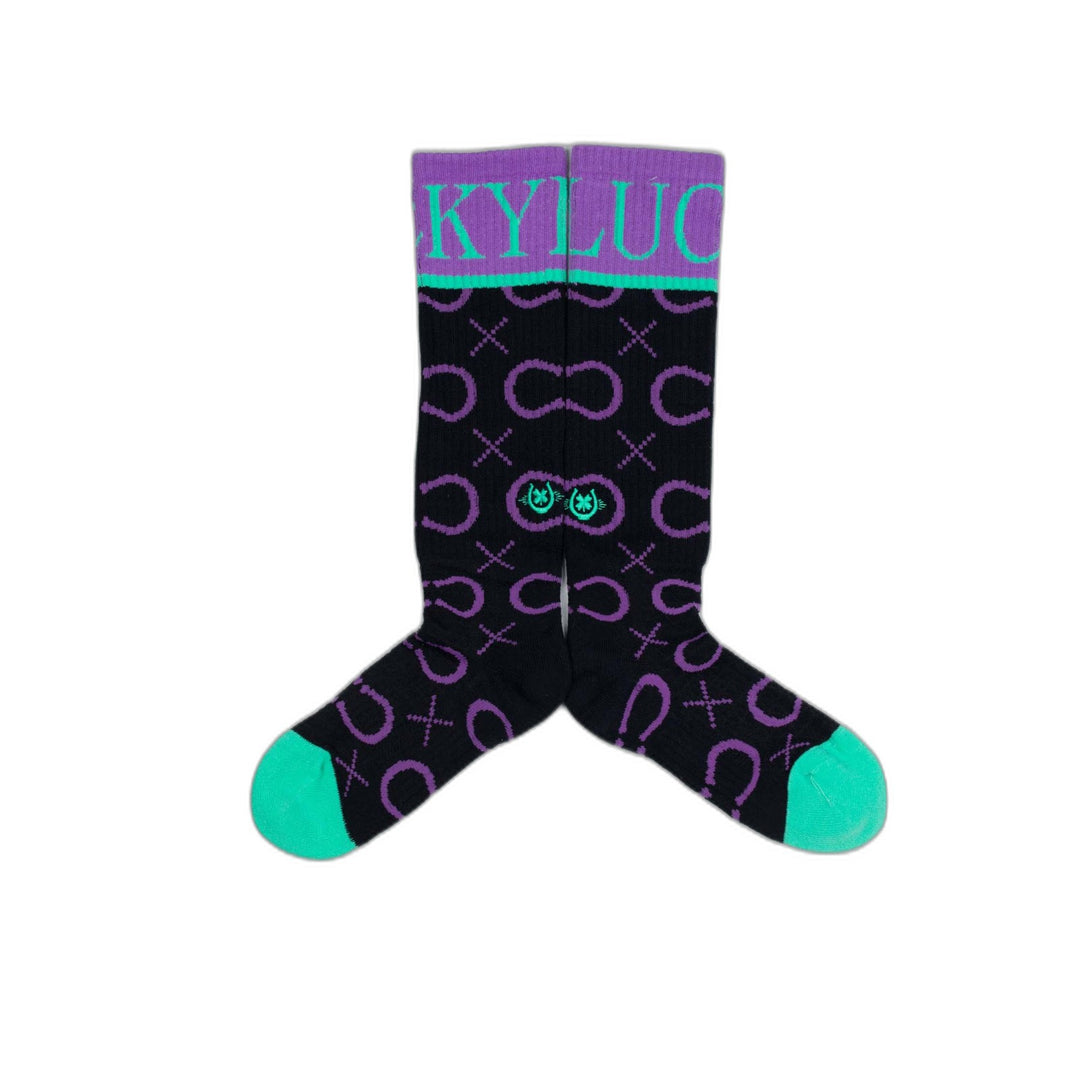 High Maintenance Cowgirl Purple Performance Boot Socks