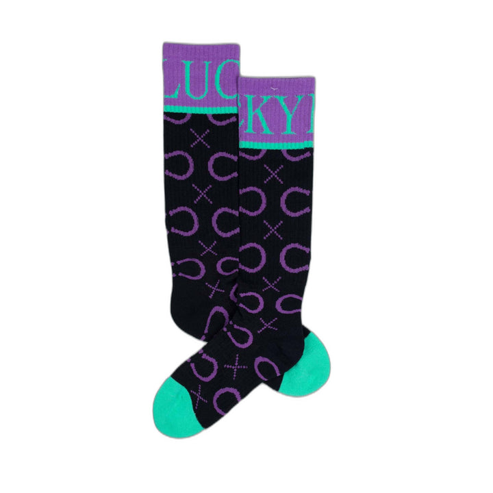 High Maintenance Cowgirl Purple Performance Boot Socks
