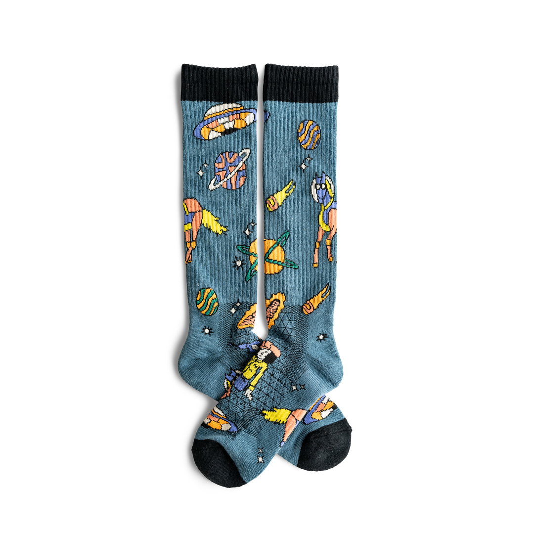 Bad Cowgirl Co. Hoofston, We Have A Problem Performance Boot Socks