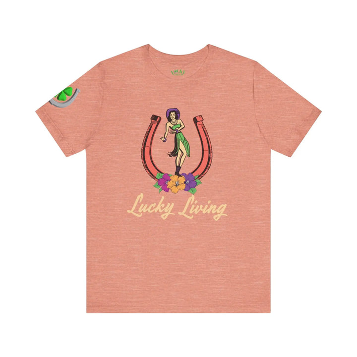 Island Cowgirl Lucky Living Short Sleeve Tee
